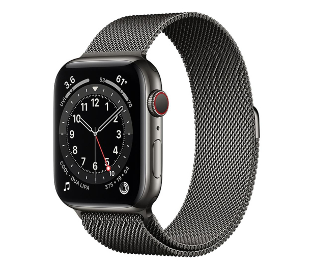 Apple Watch 6 44/Graphite Steel/Graphite Loop LTE - 595168 - zdjęcie